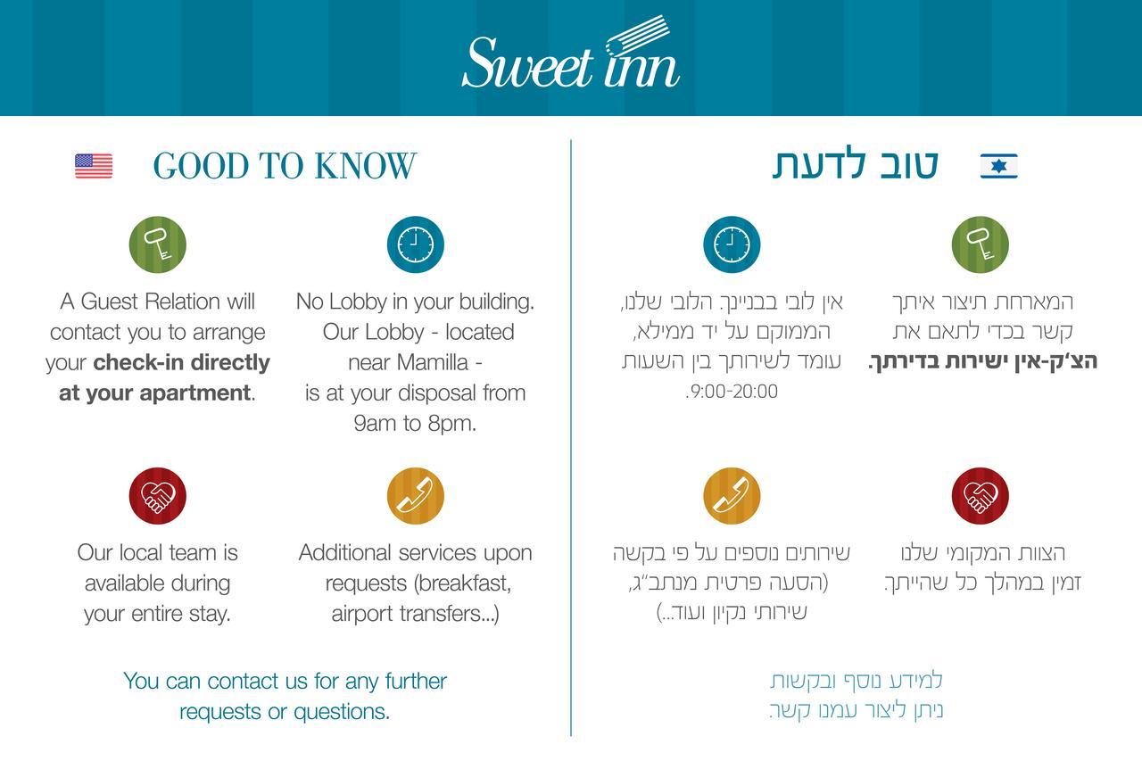 Sweet Inn - Harav Kook 7 Kudüs Dış mekan fotoğraf